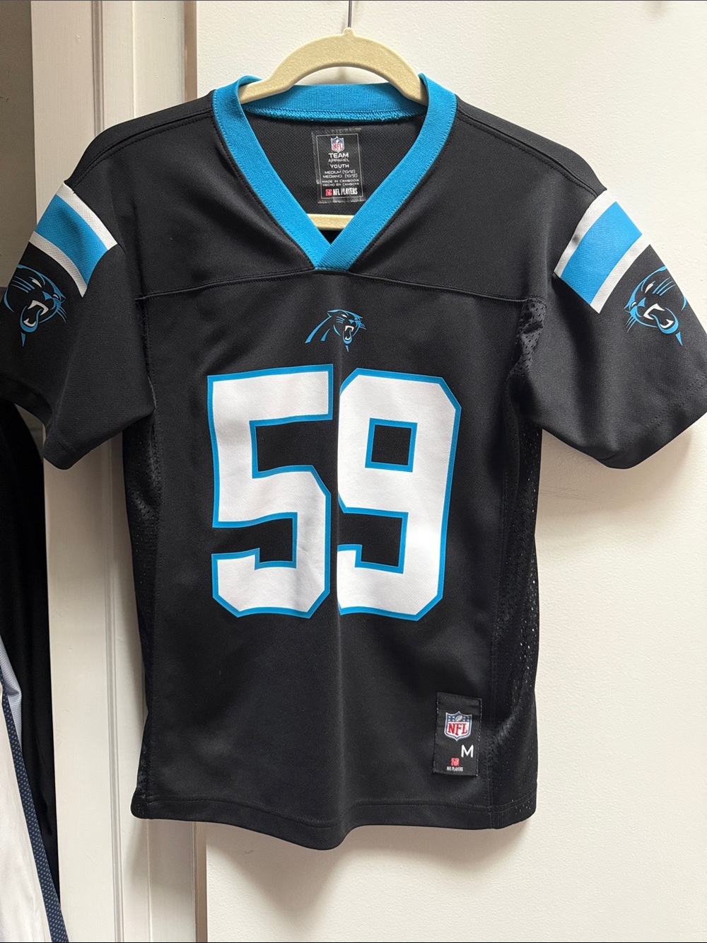 NFL Carolina Panthers Youth Jersey - Black & Blue #59